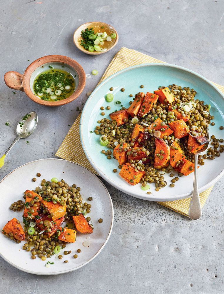 Puy Lentil and Sweet Potato Salad from The Vegetarian Kitchen by Prue ...