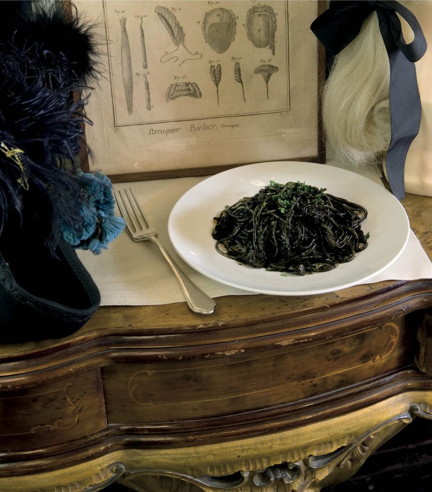 Spaghetti al Nero di Seppie from Venezia by Tessa Kiros