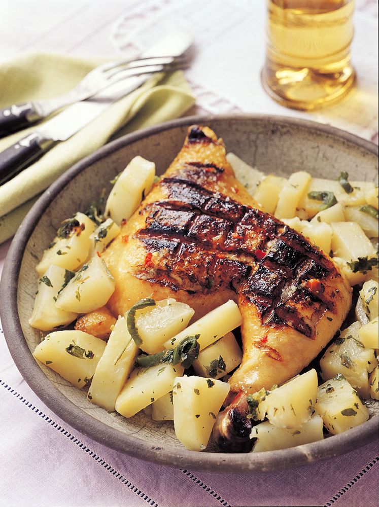 Grilled Chicken with Chiltepín Chiles from Zarela's Veracruz: Mexico's Simplest Cuisine by Zarela Ma