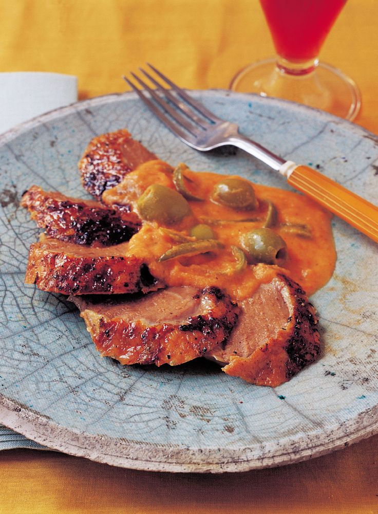 Duck with the Curé’s Sauce from Zarela's Veracruz: Mexico's Simplest Cuisine by Zarela Martínez